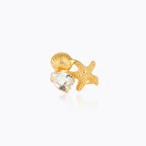 Caroline Svedbom - Seascape Ring Crystal Gold