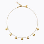 Caroline Svedbom - Shell Pearl Choker Gold Gold