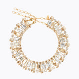 Caroline Svedbom - Soiree Necklace Crystal Golden Combo Gold