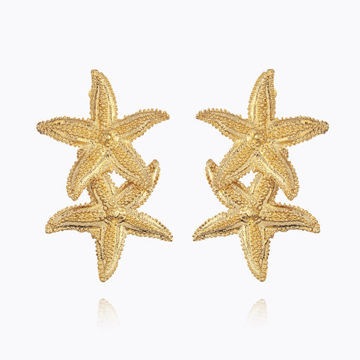 Caroline Svedbom - Grande Sea Star Earrings Gold