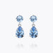 Caroline Svedbom - Mini Drop Earrings Light Sapphire Rhodium