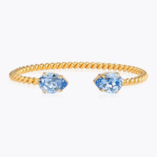Caroline Svedbom - Mini Drop Bracelet Light Sapphire Gold