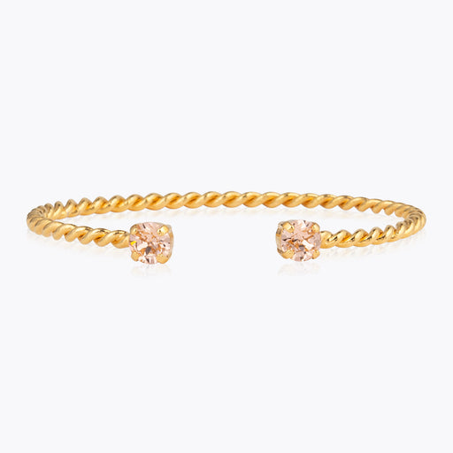 Caroline Svedbom - Mini Twisted Bracelet Light Peach Gold