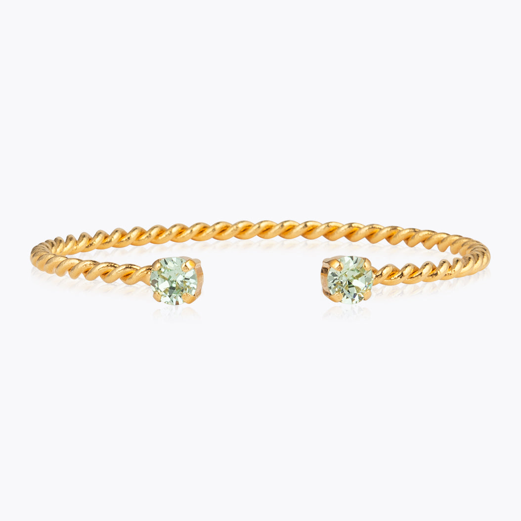 Caroline Svedbom - Mini Twisted Bracelet Chrysolite Gold