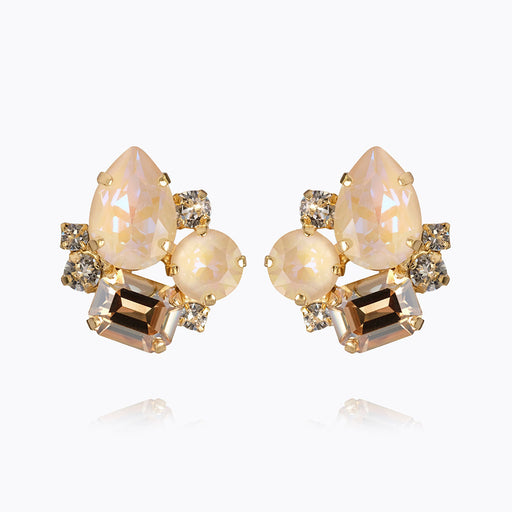 Caroline Svedbom - Angelina Earrings Ivory Delite Combo Gold