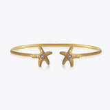 Caroline Svedbom - Mini Sea Star Bracelet Crystal Gold