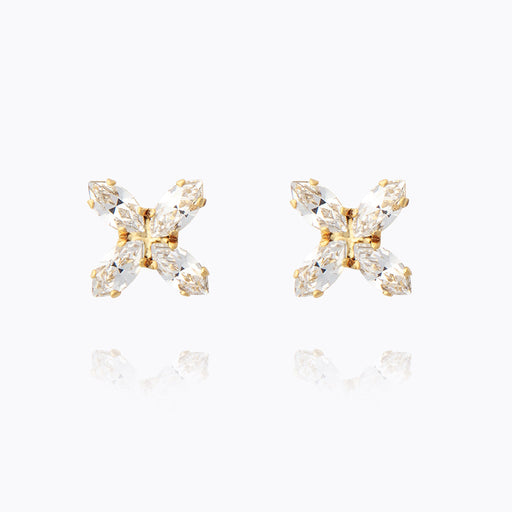 Caroline Svedbom - Crystal Star Earrings Crystal Gold