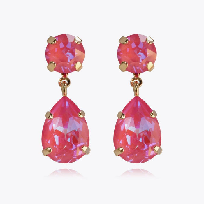 Mini Drop Earrings / Lotus Pink Delite