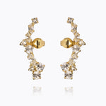 Caroline Svedbom - Mirabel Earrings Crystal Gold