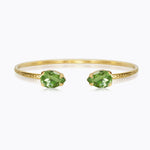 Caroline Svedbom - Petite Drop Bracelet Peridot Gold