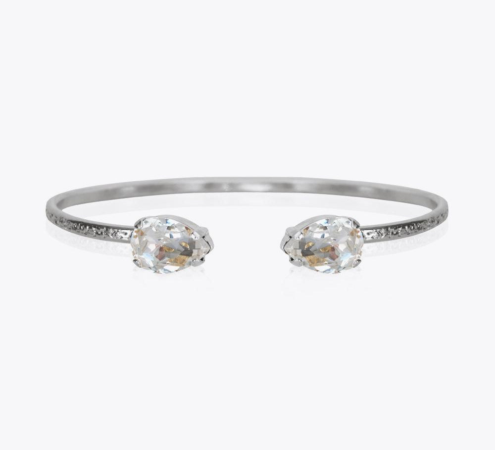 Petite Drop Bracelet / Crystal