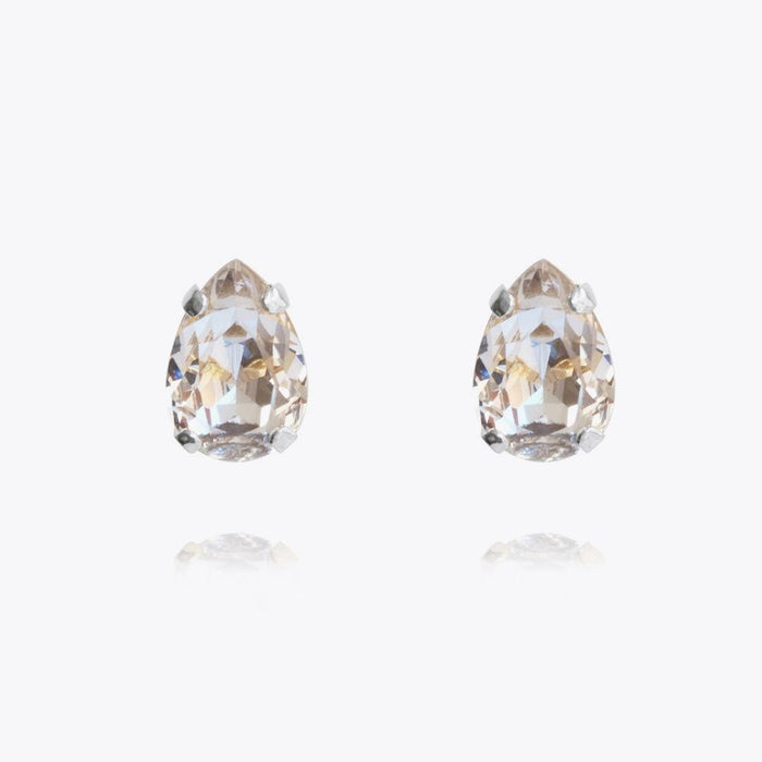 Petite Drop Earrings / Crystal