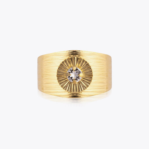 Caroline Svedbom - Odessa Ring Crystal Gold