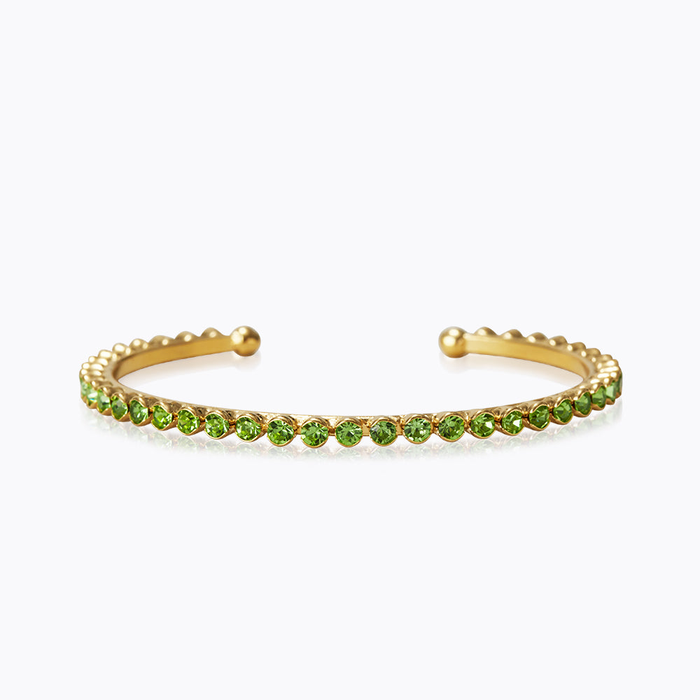 Caroline Svedbom - Siri Bangle Peridot Gold