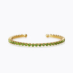 Caroline Svedbom - Siri Bangle Peridot Gold