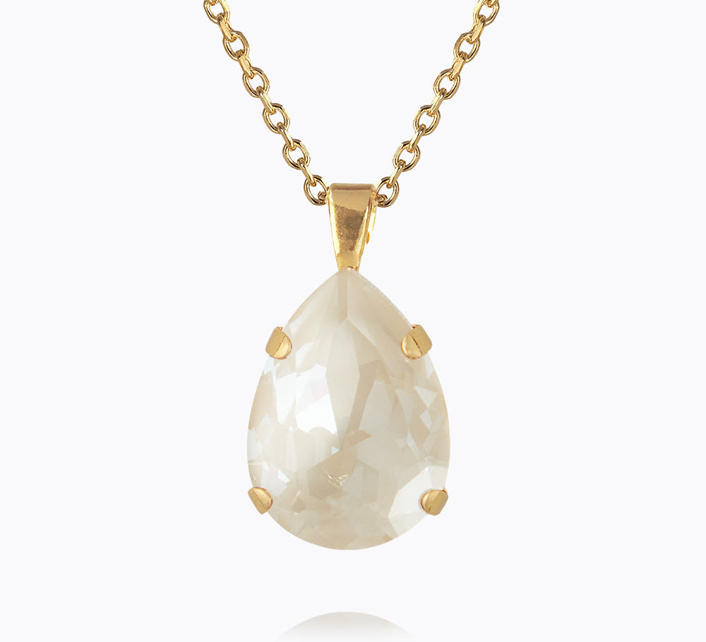 Caroline Svedbom - Classic Drop Necklace Linen Ignite Gold