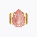 Caroline Svedbom - Classic Drop Ring Flamingo Ignite Gold