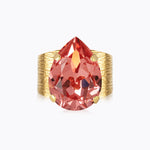 Caroline Svedbom - Classic Drop Ring Rose Peach Gold