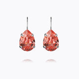 Caroline Svedbom - Mini Drop Clasp Earrings Rose Peach Rhodium
