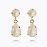 Caroline Svedbom - Mini Drop Earrings Linen Ignite Gold