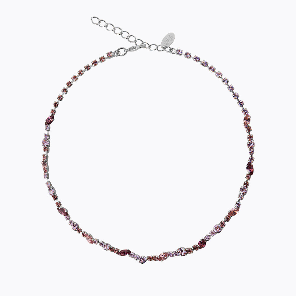 Caroline Svedbom - Antonia Necklace Violet Combo Rhodium