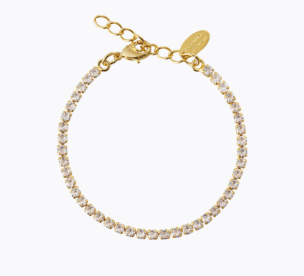 Caroline Svedbom - Mini Zara Bracelet Crystal Gold
