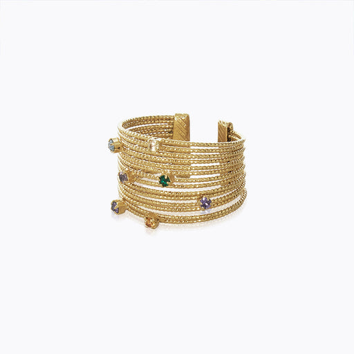 Caroline Svedbom - Rainbow Ring Rainbow Combo Gold