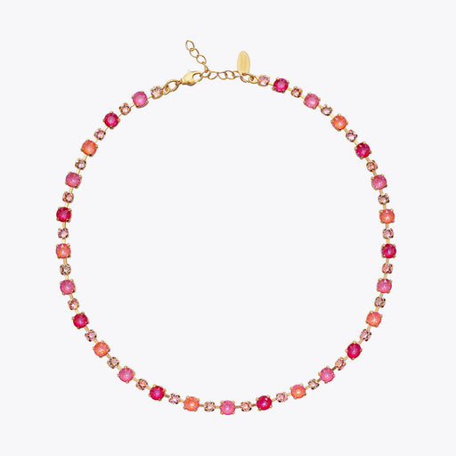 Caroline Svedbom - Calanthe Necklace Coral Combo Gold