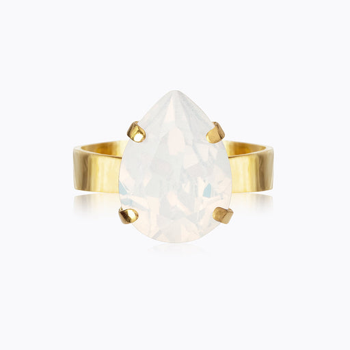 Caroline Svedbom - Mini Drop Ring White Opal Gold