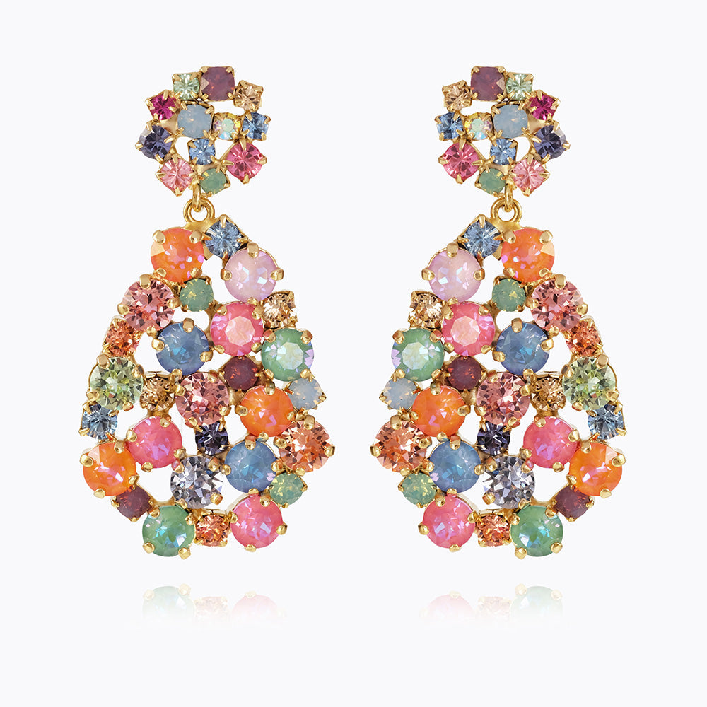 Caroline Svedbom - Afrodite Earrings Pastel Combo Gold
