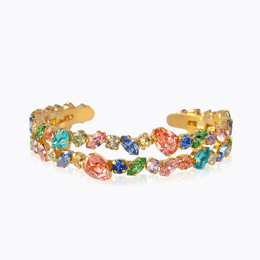 Caroline Svedbom - Gabriella Bangle Rainbow Combo Gold