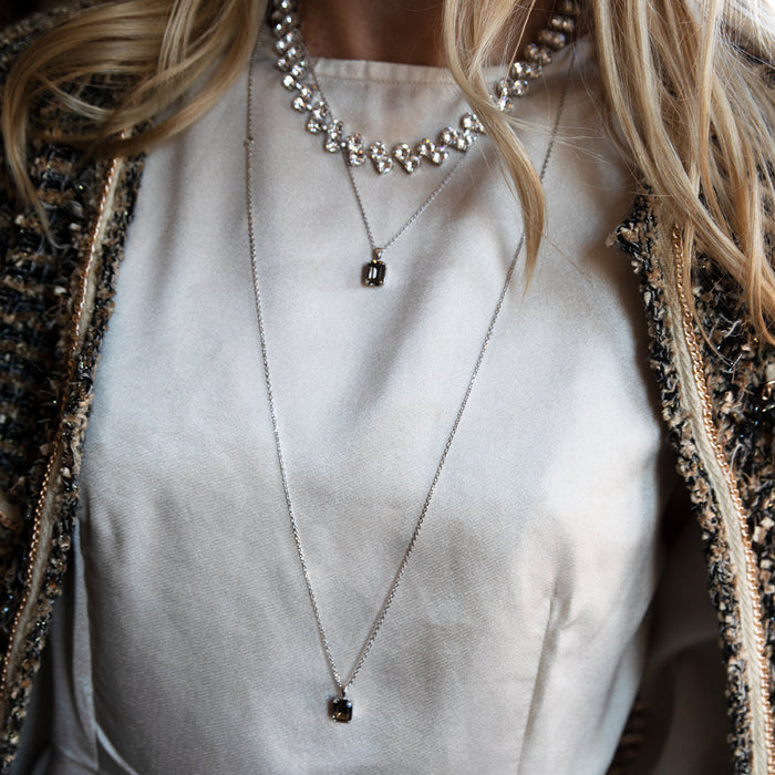 Lydia Long Necklace / Black Diamond
