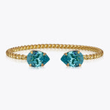 Caroline Svedbom - Mini Drop Bracelet Light Turquoise Gold