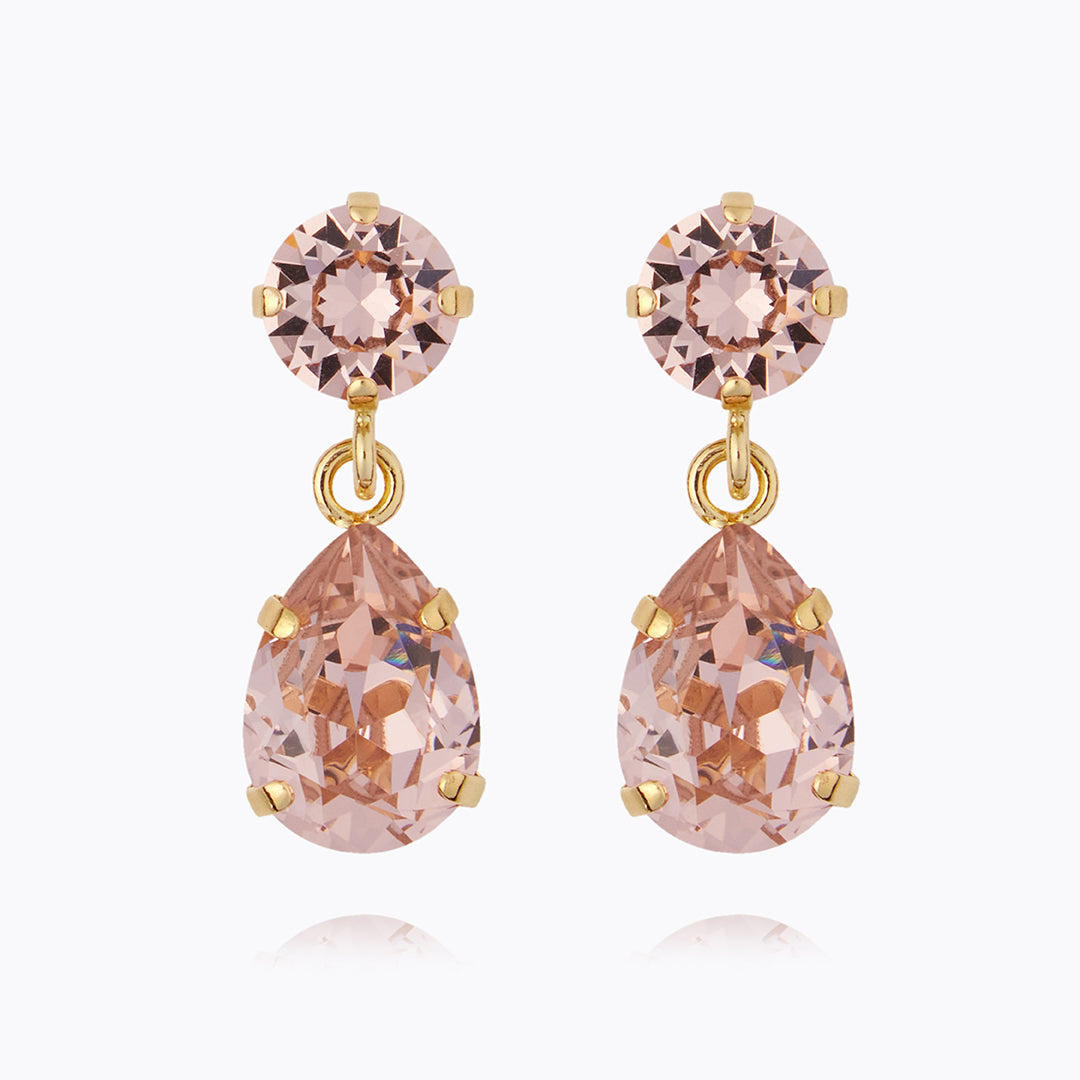Mini Drop Earrings / Vintage Rose – Caroline Svedbom EU/UK