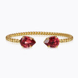 Caroline Svedbom - Mini Drop Bracelet Mulberry Red Gold