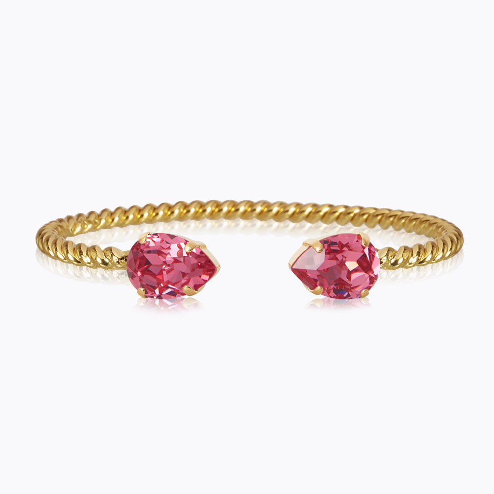 Caroline Svedbom - Mini Drop Bracelet Mulberry Red Gold