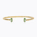Caroline Svedbom - Petite Navette Bracelet Peridot Gold