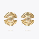 Caroline Svedbom - Sunfeather Earrings Crystal Gold